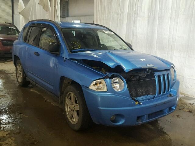 1J4FT47A99D140037 - 2009 JEEP COMPASS SP BLUE photo 1