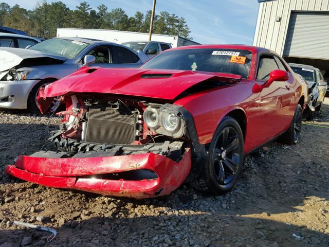 2C3CDZAGXFH833797 - 2015 DODGE CHALLENGER RED photo 2