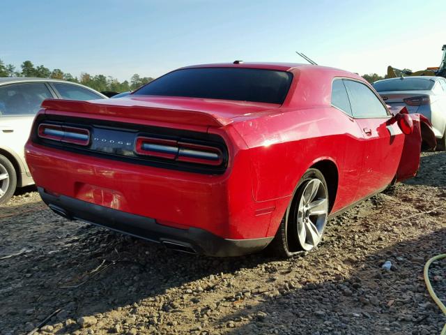 2C3CDZAGXFH833797 - 2015 DODGE CHALLENGER RED photo 4