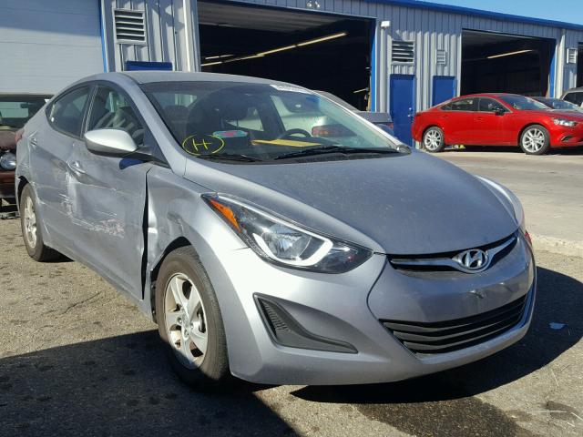 5NPDH4AE3FH645393 - 2015 HYUNDAI ELANTRA SE GRAY photo 1