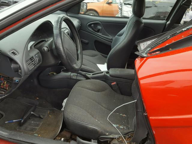 1G1JC1240TM139603 - 1996 CHEVROLET CAVALIER RED photo 5