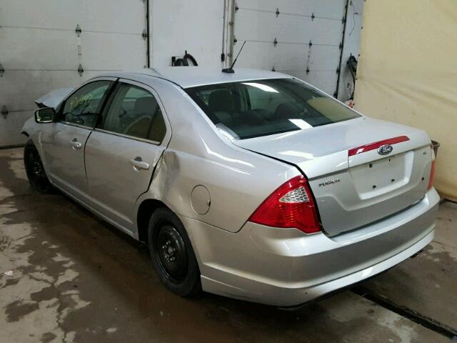 3FAHP0HA4AR427863 - 2010 FORD FUSION SE SILVER photo 3