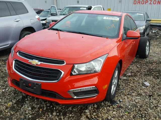 1G1PE5SB8G7205006 - 2016 CHEVROLET CRUZE LIMI RED photo 2