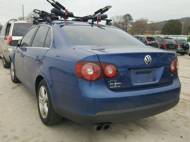 3VWRM71K59M136023 - 2009 VOLKSWAGEN JETTA SE BLUE photo 3