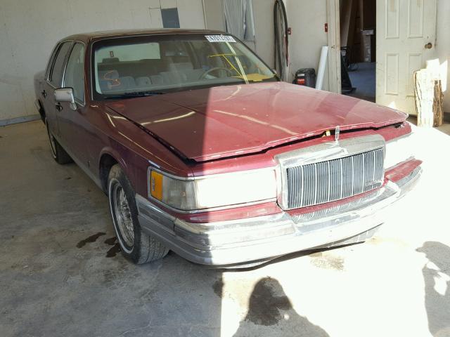 1LNLM82F0LY605817 - 1990 LINCOLN TOWN CAR S MAROON photo 1