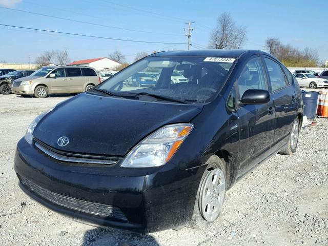 JTDKB20U573284879 - 2007 TOYOTA PRIUS BLACK photo 2