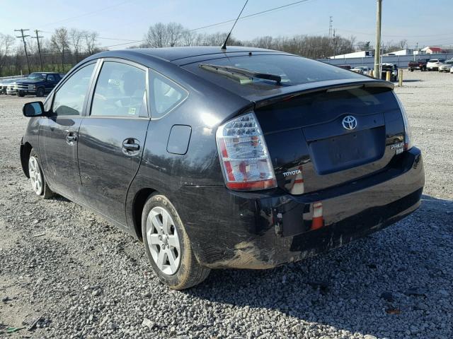 JTDKB20U573284879 - 2007 TOYOTA PRIUS BLACK photo 3