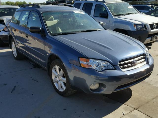 4S4BP61C667354925 - 2006 SUBARU LEGACY OUT BLUE photo 1