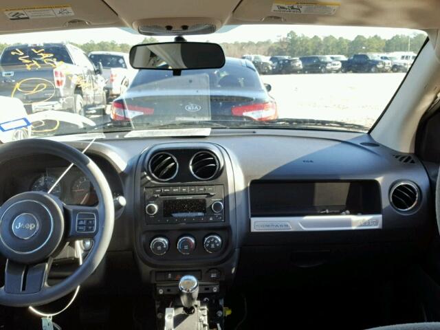 1C4NJCBA1ED523988 - 2014 JEEP COMPASS SP GRAY photo 9