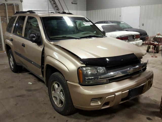 1GNDT13S942443535 - 2004 CHEVROLET TRAILBLAZE TAN photo 1