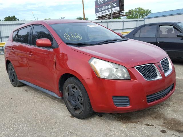 5Y2SP67849Z473556 - 2009 PONTIAC VIBE RED photo 1