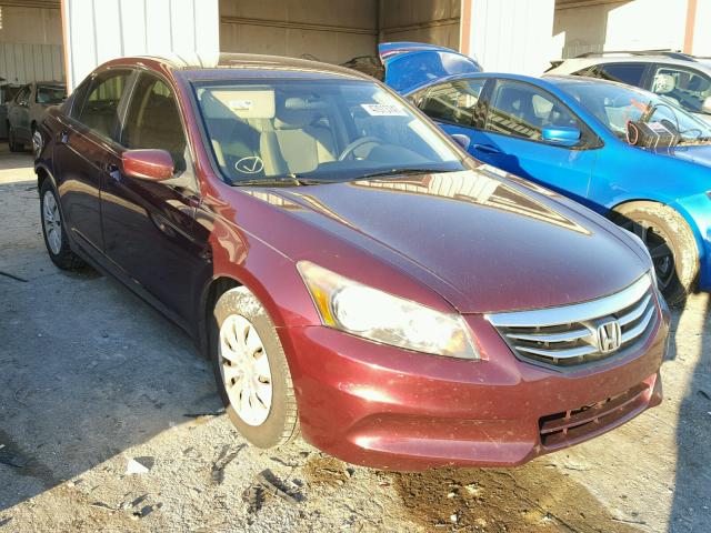 1HGCP2F35CA038670 - 2012 HONDA ACCORD LX BURGUNDY photo 1