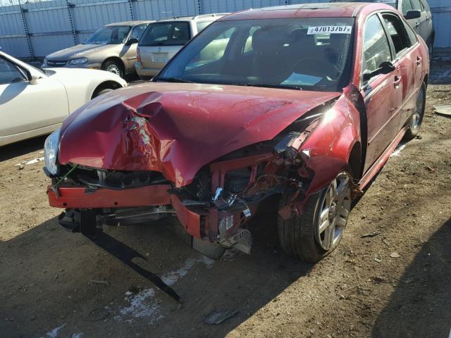 2G1WB5E35E1179578 - 2014 CHEVROLET IMPALA LIM RED photo 2