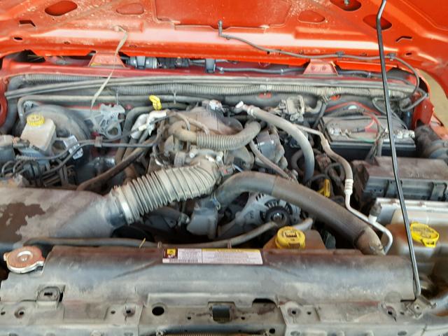 1J4BZ3H19AL126011 - 2010 JEEP WRANGLER U RED photo 7