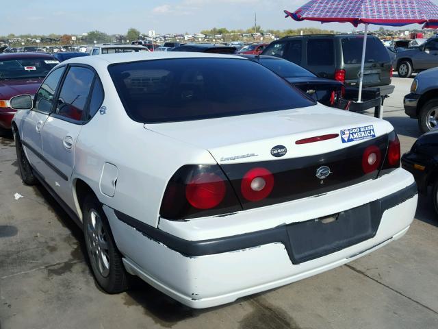 2G1WF52E659365870 - 2005 CHEVROLET IMPALA 白色 照片 3