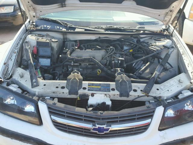 2G1WF52E659365870 - 2005 CHEVROLET IMPALA WHITE photo 7