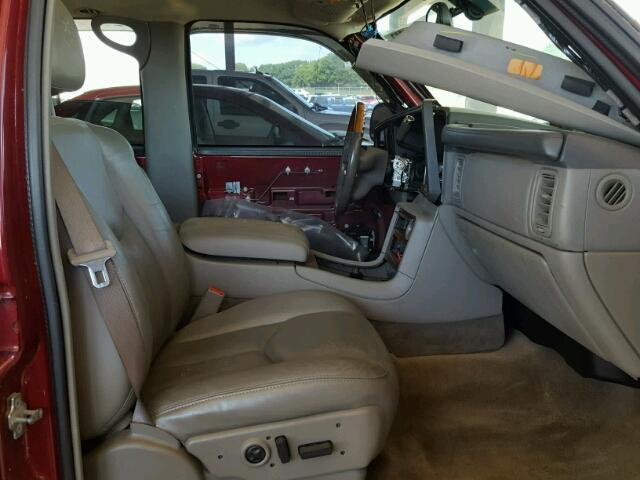 1GYEK63N44R188012 - 2004 CADILLAC ESCALADE L RED photo 5