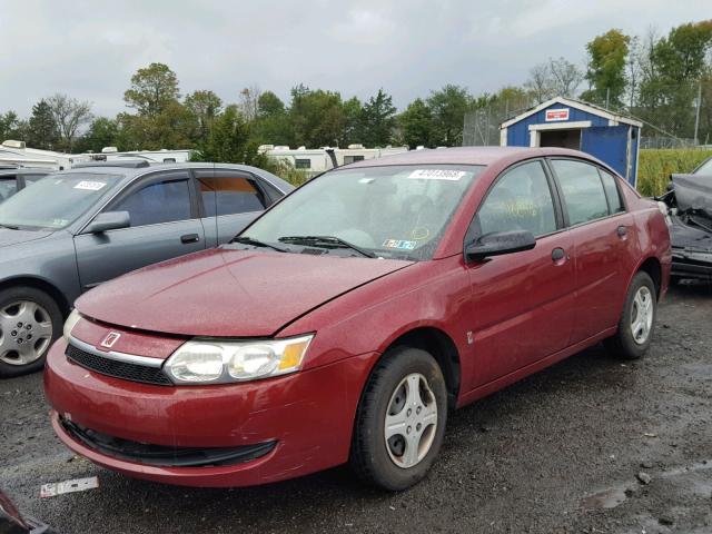 1G8AF52F64Z229618 - 2004 SATURN ION LEVEL RED photo 2