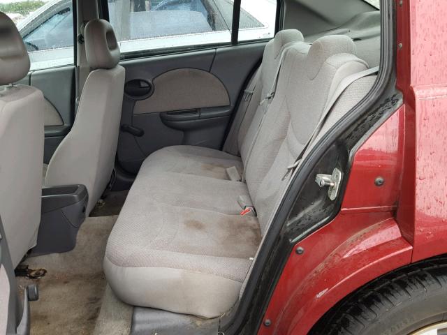 1G8AF52F64Z229618 - 2004 SATURN ION LEVEL RED photo 6