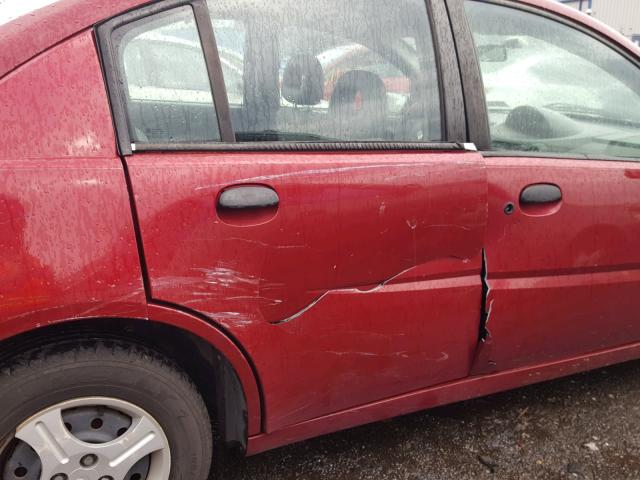 1G8AF52F64Z229618 - 2004 SATURN ION LEVEL RED photo 9