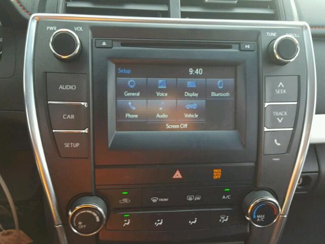 4T1BF1FK8FU878696 - 2015 TOYOTA CAMRY LE შავი ფოტო 9