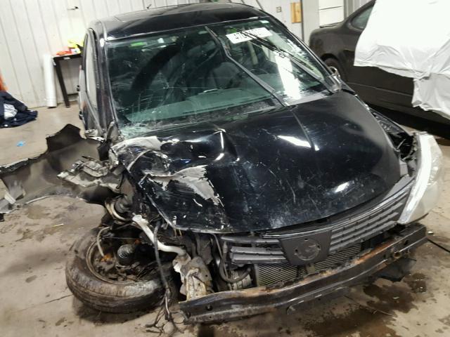 3N1BC13E68L412146 - 2008 NISSAN VERSA S BLACK photo 9