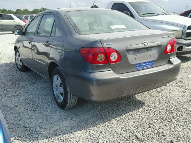 1NXBR30E76Z761908 - 2006 TOYOTA COROLLA CE GRAY photo 3