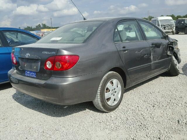 1NXBR30E76Z761908 - 2006 TOYOTA COROLLA CE GRAY photo 4