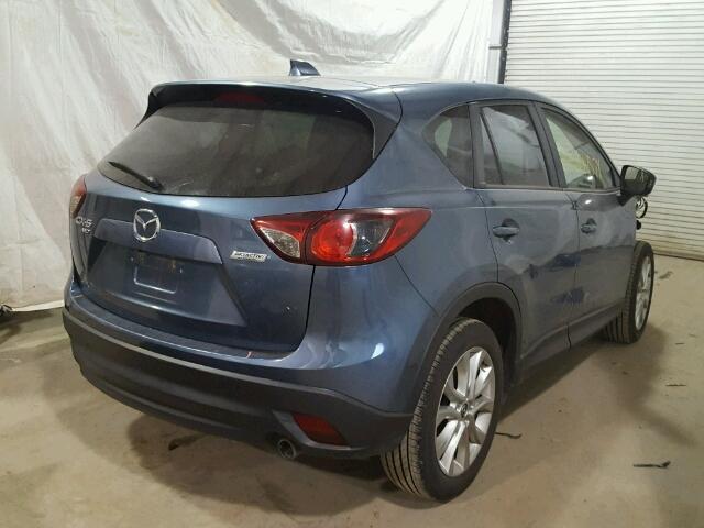 JM3KE4DY5E0403679 - 2014 MAZDA CX-5 GT BLUE photo 4