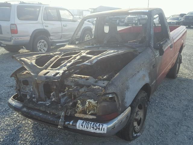 1FTCR10A3TUA69599 - 1996 FORD RANGER RED photo 2