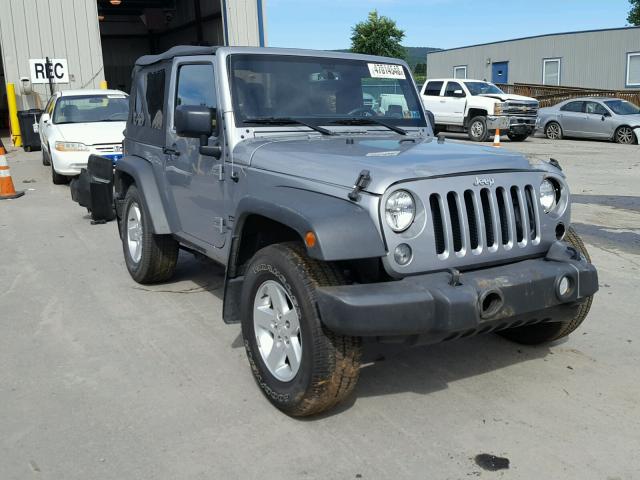 1C4GJWAG2FL747696 - 2015 JEEP WRANGLER S Արծաթագույն լուսանկար 1