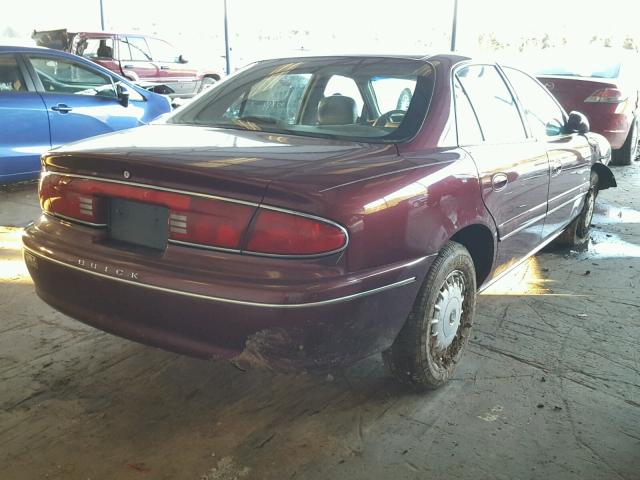 2G4WY55J6Y1102934 - 2000 BUICK CENTURY LI BURGUNDY photo 4