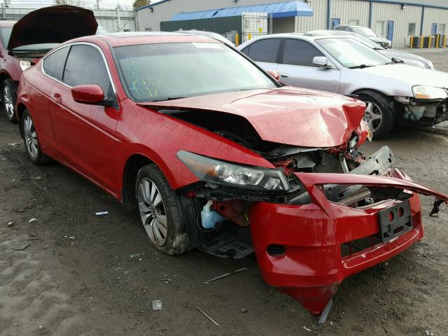 1HGCS12828A029913 - 2008 HONDA ACCORD EXL RED photo 1