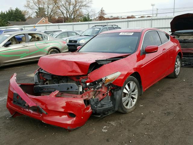 1HGCS12828A029913 - 2008 HONDA ACCORD EXL RED photo 2