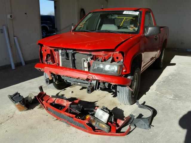 1GCCS149688161696 - 2008 CHEVROLET COLORADO RED photo 2