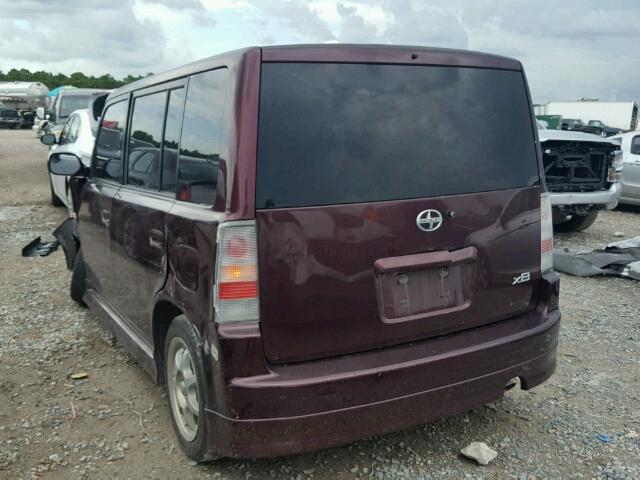 JTLKT324164031460 - 2006 TOYOTA SCION XB იასამნისფერი ფოტო 3