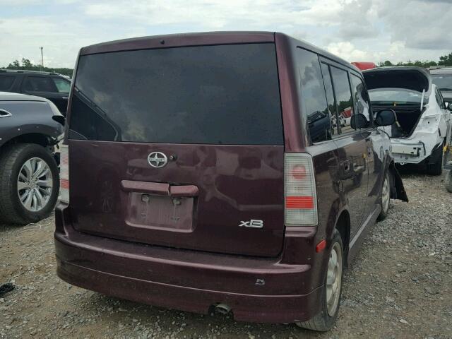 JTLKT324164031460 - 2006 TOYOTA SCION XB იასამნისფერი ფოტო 4