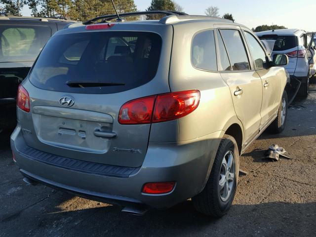 5NMSG13D87H062023 - 2007 HYUNDAI SANTA FE G GREEN photo 4