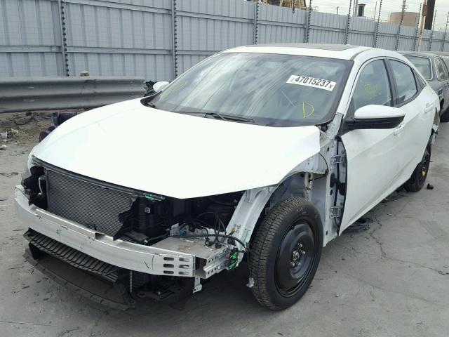 SHHFK7H54HU407733 - 2017 HONDA CIVIC EX თეთრი ფოტო 2