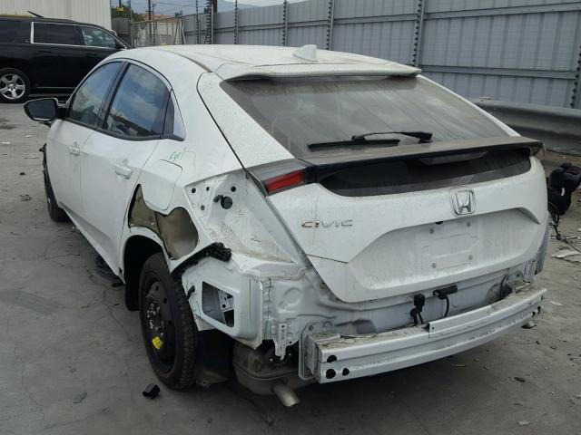 SHHFK7H54HU407733 - 2017 HONDA CIVIC EX თეთრი ფოტო 3
