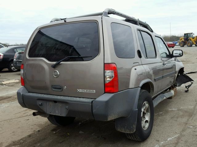 5N1ED28Y04C622680 - 2004 NISSAN XTERRA XE BROWN photo 4