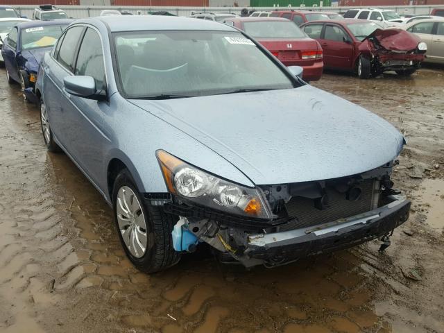 1HGCP2F34CA003716 - 2012 HONDA ACCORD LX BLUE photo 1