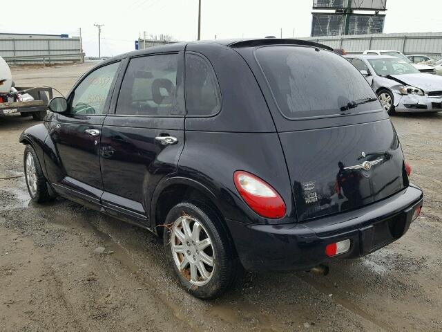 3A8FY68B66T311898 - 2006 CHRYSLER PT CRUISER BLACK photo 3