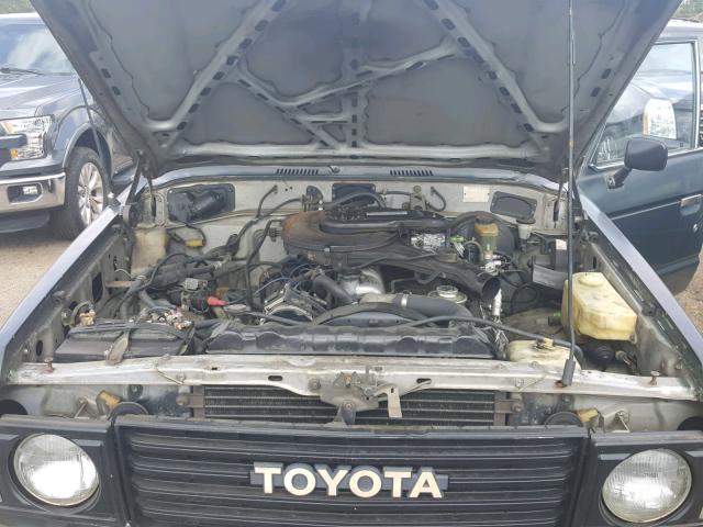 JT4FJ60VXH1137071 - 1987 TOYOTA LAND CRUIS GREEN photo 7