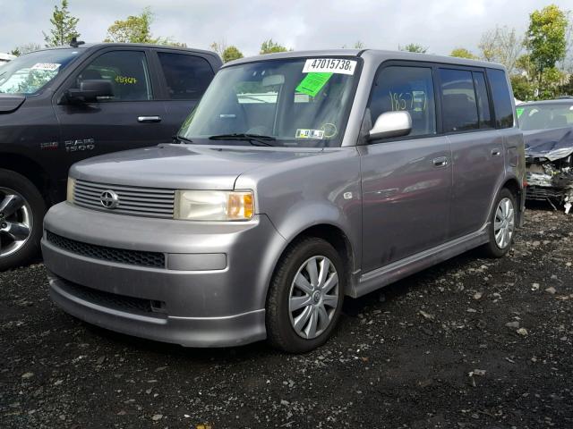 JTLKT324854026271 - 2005 TOYOTA SCION XB Сұр фото 2