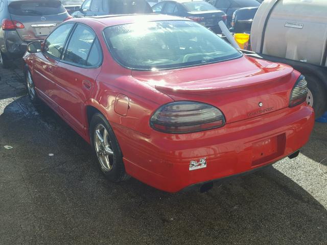 1G2WP52KX3F117172 - 2003 PONTIAC GRAND PRIX 红色 照片 3