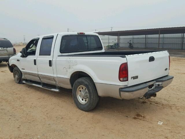 1FTNW20P23EC85708 - 2003 FORD F250 SUPER WHITE photo 3