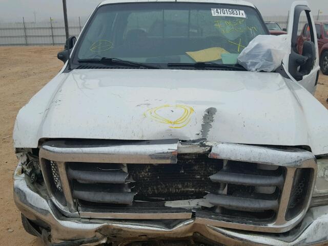 1FTNW20P23EC85708 - 2003 FORD F250 SUPER WHITE photo 7