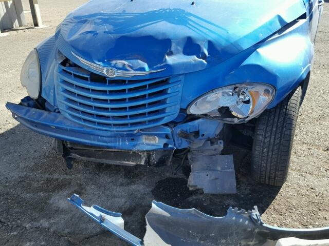 3A8FY48B38T153530 - 2008 CHRYSLER PT CRUISER BLUE photo 9