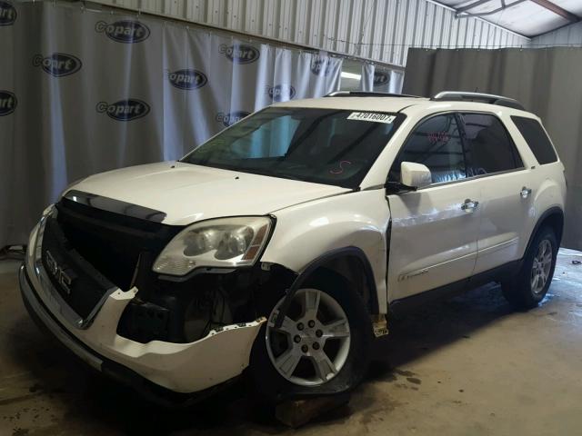 1GKER23747J149309 - 2007 GMC ACADIA SLT WHITE photo 2